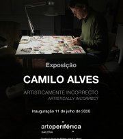 <br>© Camilo Alves - Coffee,tea,me?, 2020 - Óleo sobre tela - 120 x 80 cm 
