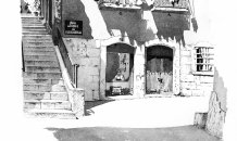 Charles Chauderlot <br>Rua Afonso de Albuquerque, 2013 - Tinta da China sobre papel  Arches - 61 x 46 cm © 
