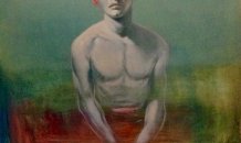 <br>© Paulo Damião -  Each person is his own island - Óleo sobre papel - 140 x 113 cm