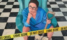 <br>© Penélope Clarinha - Cluedo,(  setembro 2019 -)  the murder mystery game -  Acrílico sobre tela - 90 x 90 cm