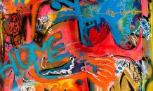 <br>© Growing
Técnica Mista sobre Tela, Mixed Media on Canvas (Acrílico, pastel de óleo, lápis, spray)
92x108cm
2023